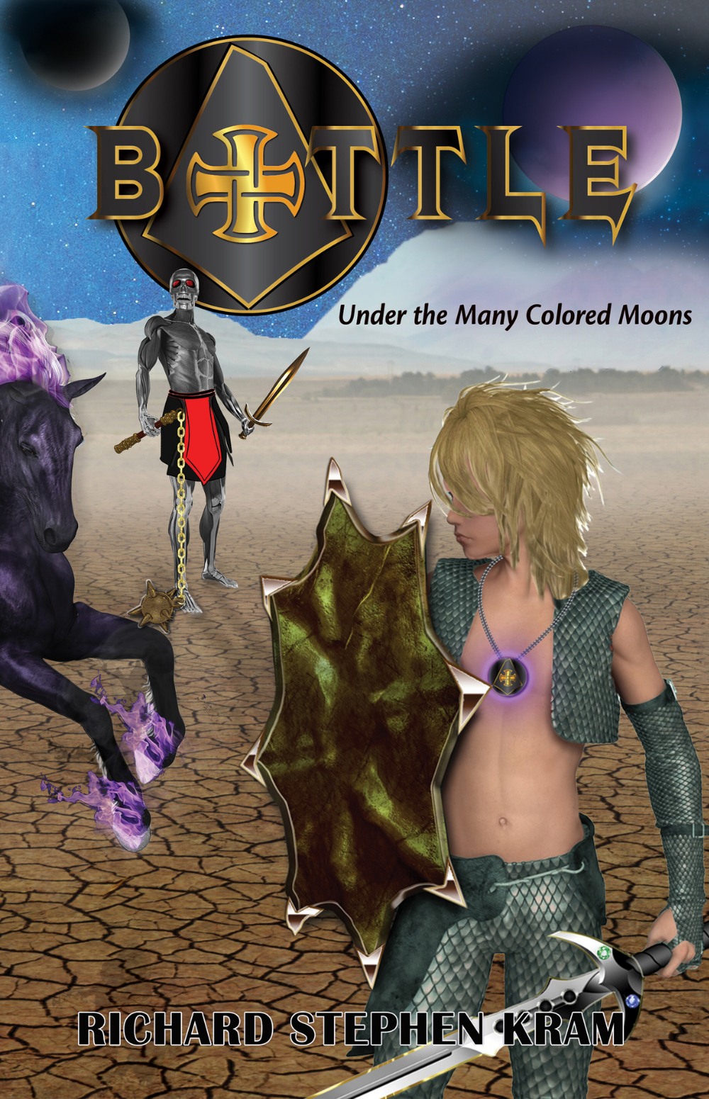 Battle under the many colored moons book cover